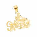 14K Yellow "1 Grandma" Pendant